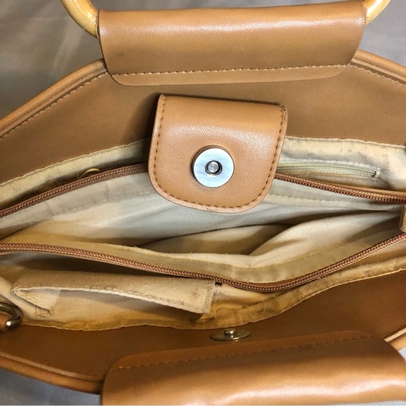 Relic Pink Tropical Print Purse With Faux Leather - Picture 7 of 9